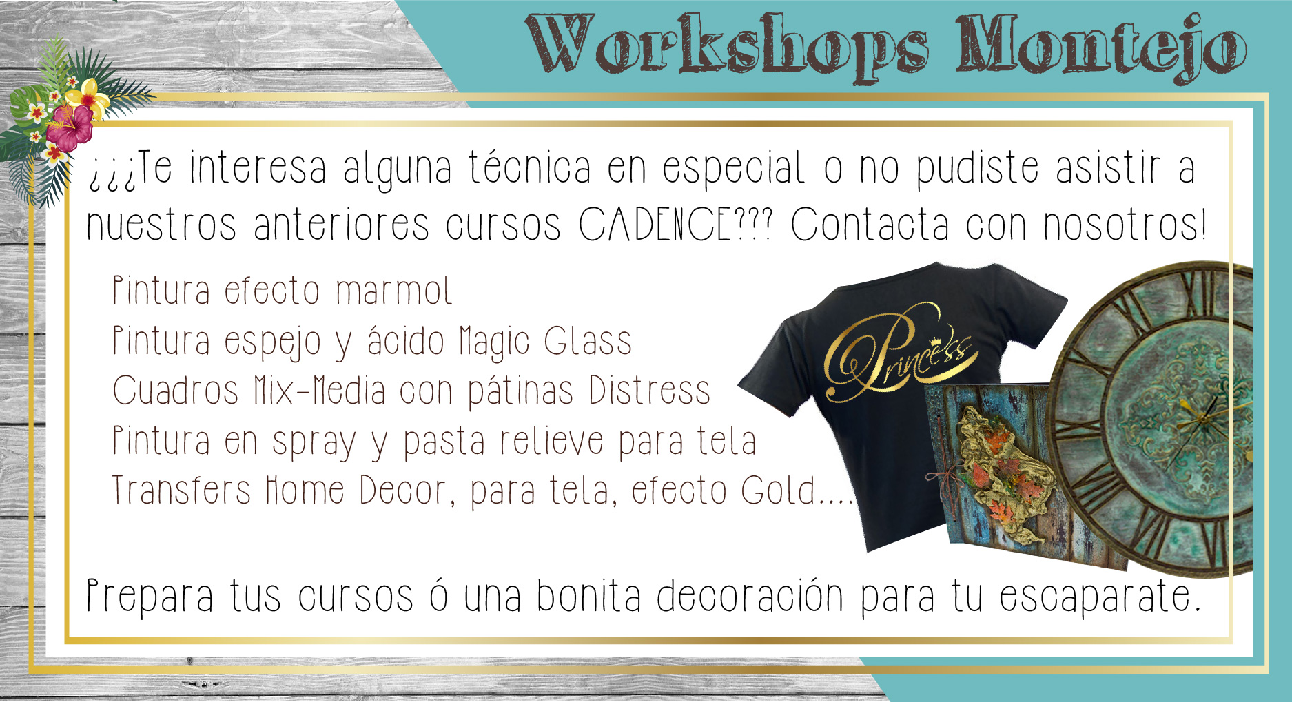 Workshop CADENCE Artesanías Montejo